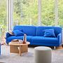 Landon Sofa 3-Seater Mark Cobalt Blue 1