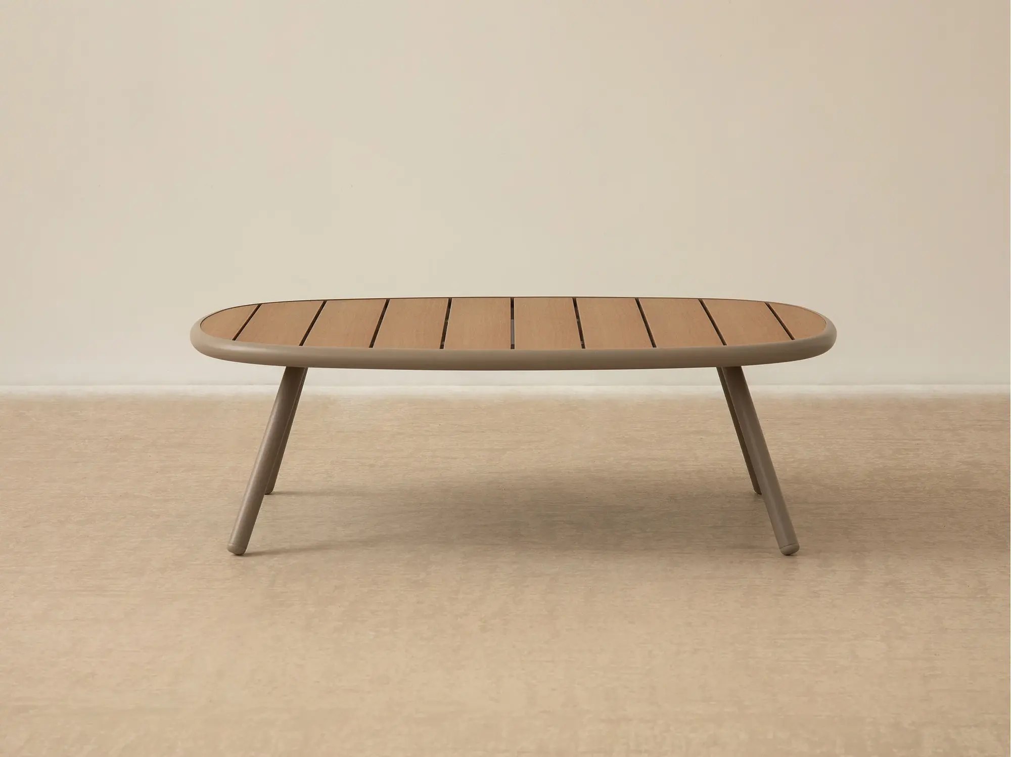 Margalida Gartentisch Kunststoff Creme  1