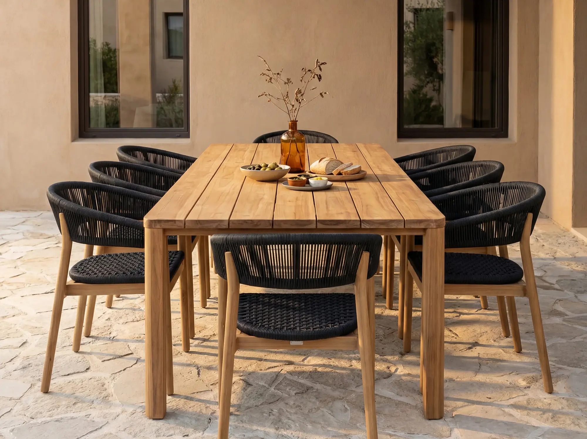 Menara Garden Table Acacia Wood 1