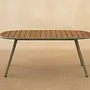 Niublau garden table 6-seater plastic aluminium 1