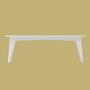 Handcrafted bench ST White 1