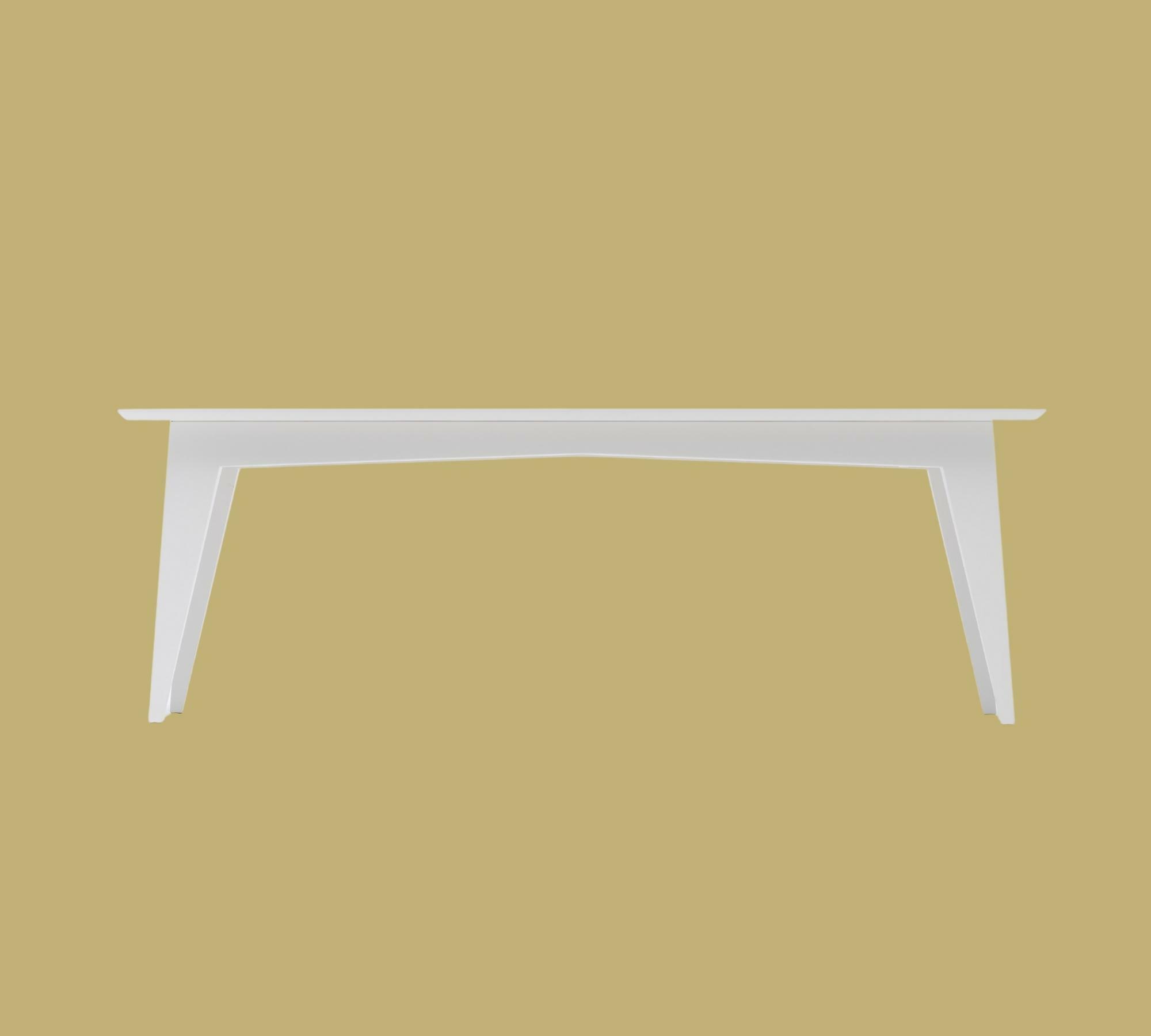 Handcrafted bench ST White 1