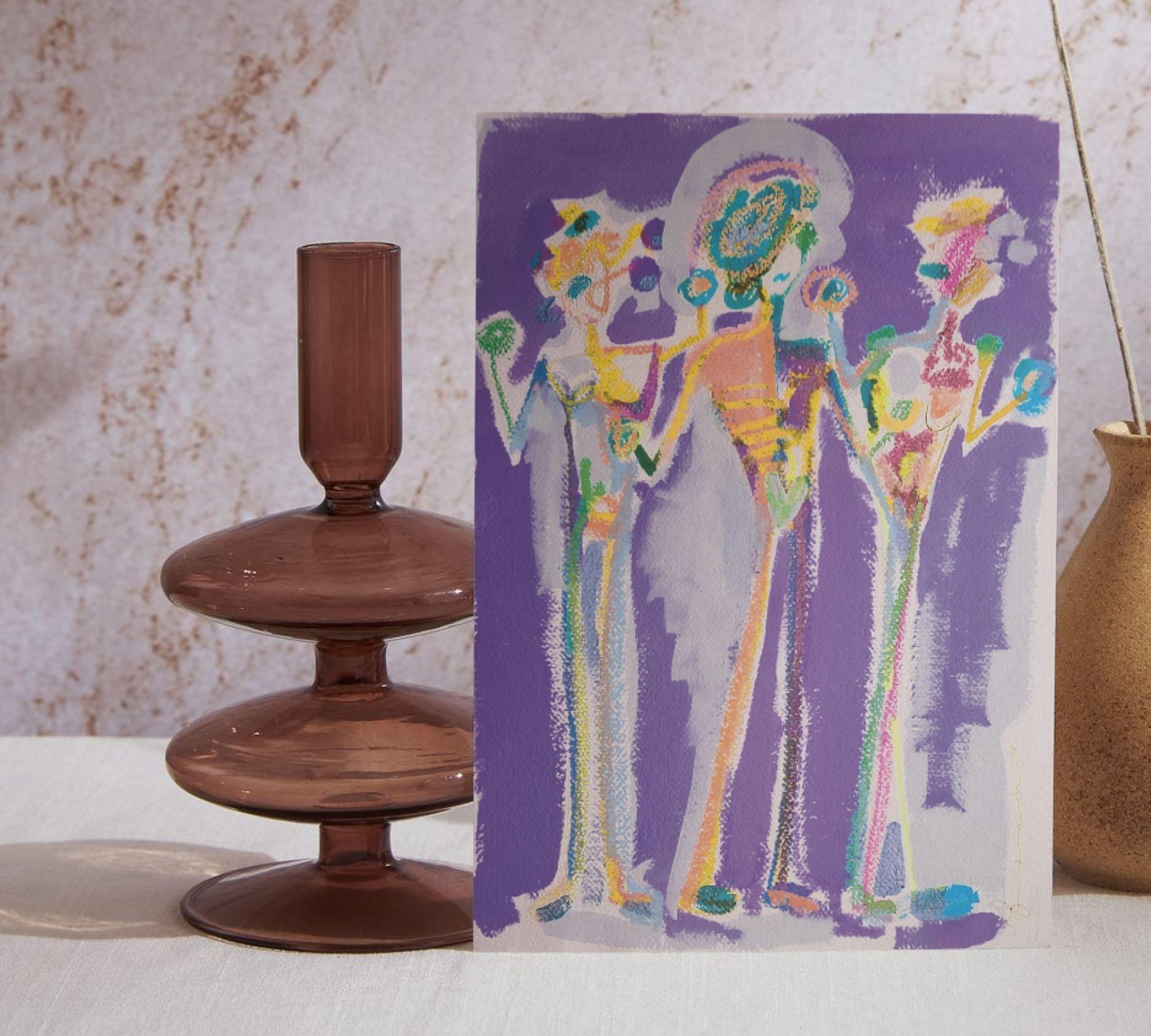Purple Graces Art Print 3