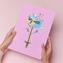Lluna Flower Kunstdruck Mehrfarbig 1