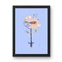Lluna Flower Art Print Multicolored 0