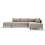 Vivica Sofa Bed Recamiere Right Agnes Brown 0