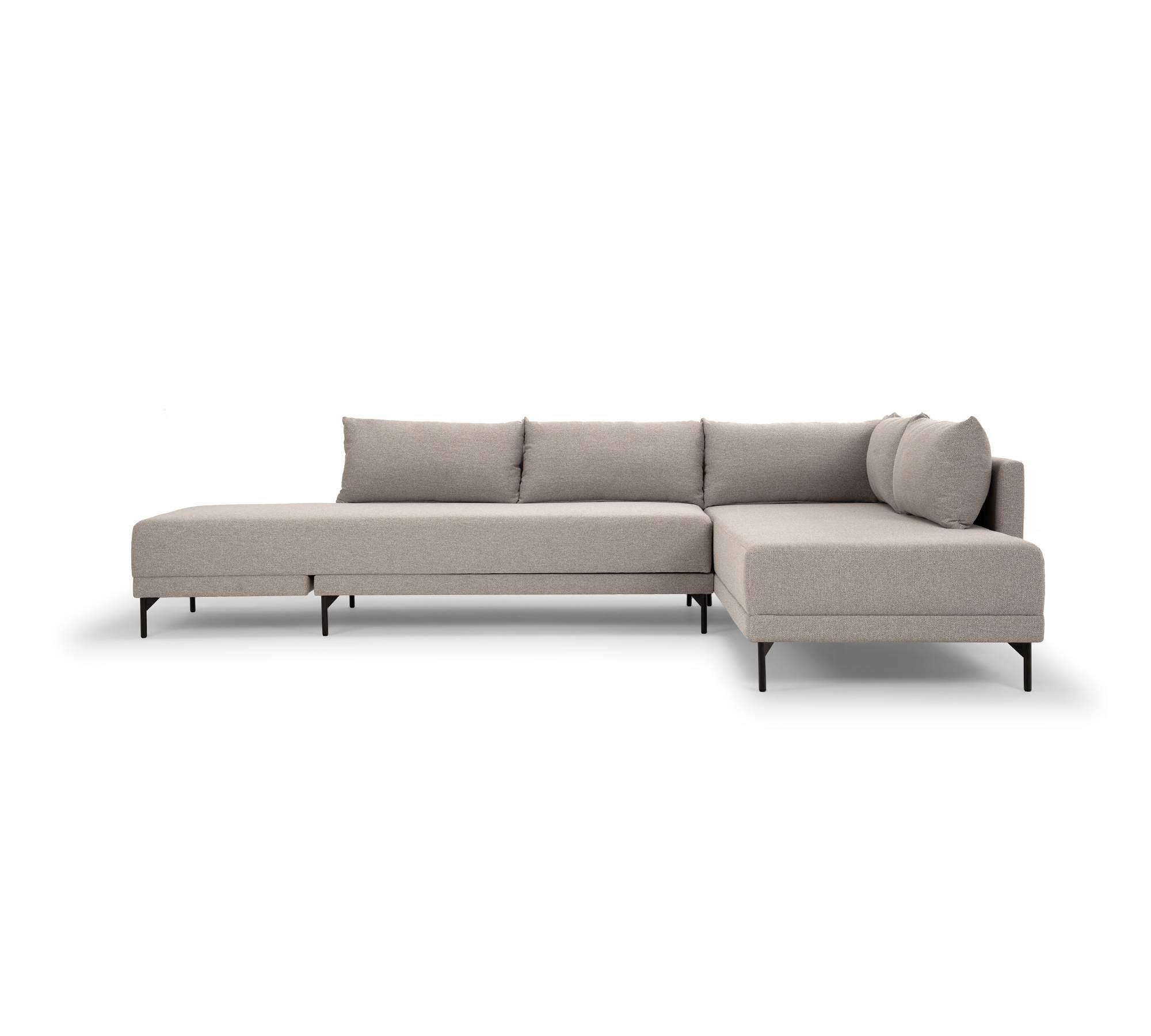 Vivica Sofa Bed Recamiere Right Agnes Brown 0