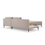 Vivica Sofa Bed Recamiere Right Agnes Brown 2
