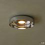 Ceiling Light Quilo 1-Light Smoked Glass Silver 1