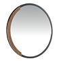 Wooden Wall Mirror Black 3247 Ø80cm 0