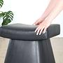 Dambert Stool Faux Leather Black 3