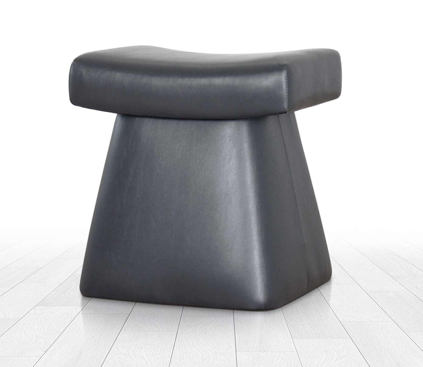 Dambert Stool Faux Leather Black 4