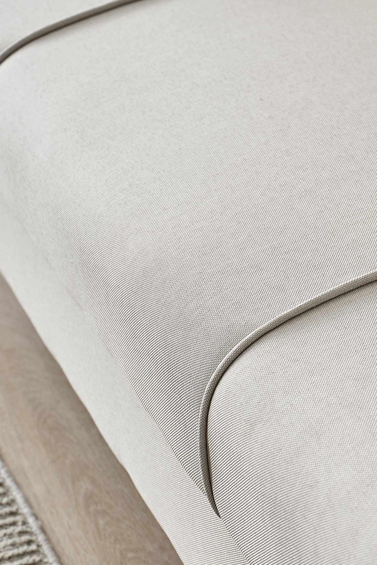 Flavia 3-Seater Sofa Bed Linen Beige 5