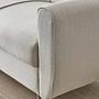 Flavia 3-Seater Sofa Bed Linen Beige 3