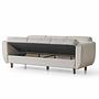 Flavia 3-Seater Sofa Bed Linen Beige 8