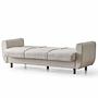 Flavia 3-Seater Sofa Bed Linen Beige 7