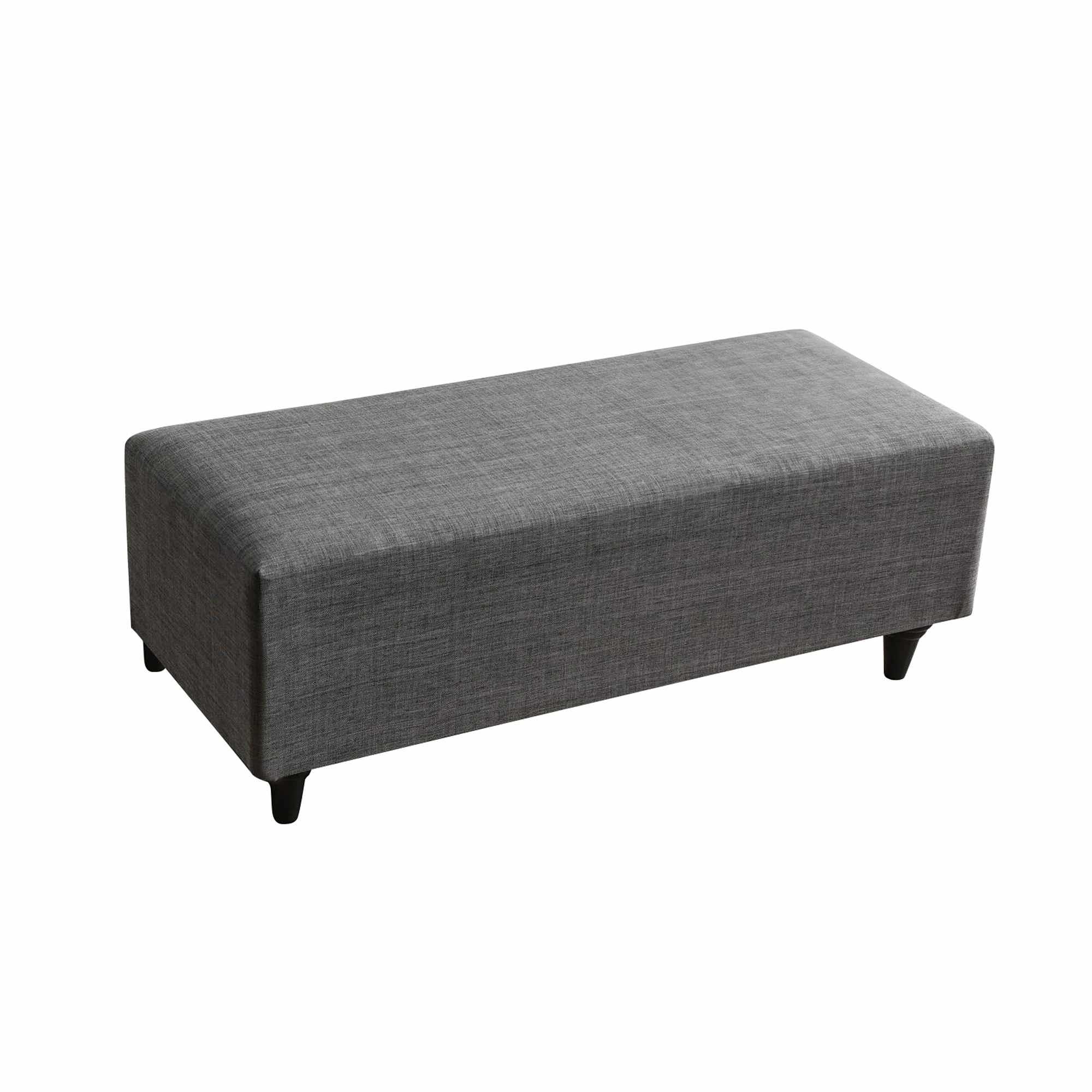 Flavia Pouf Linen Grey 0