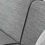 Flavia 3 Seater Sofa Bed Linen Grey 4