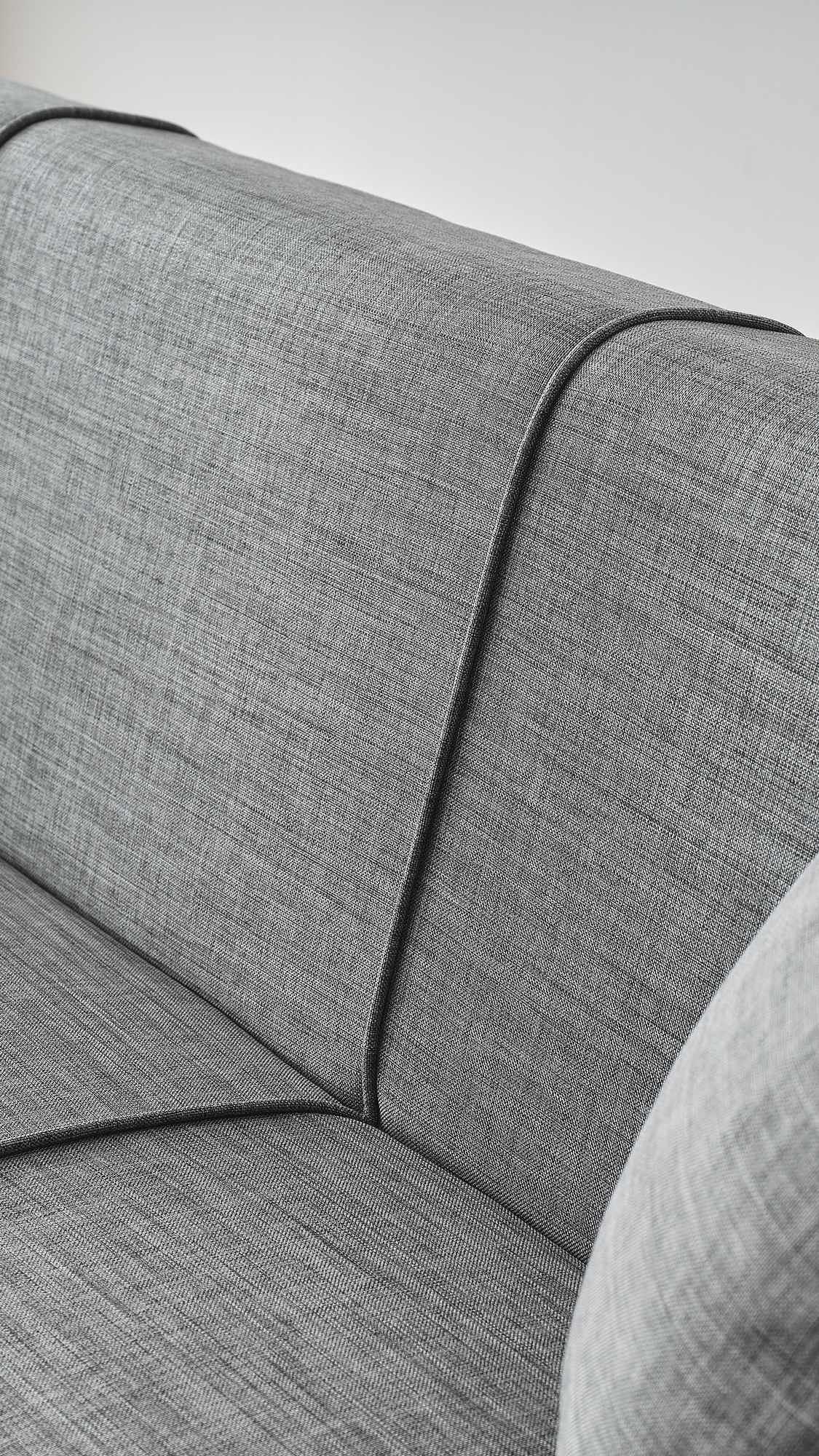Flavia 3 Seater Sofa Bed Linen Grey 4