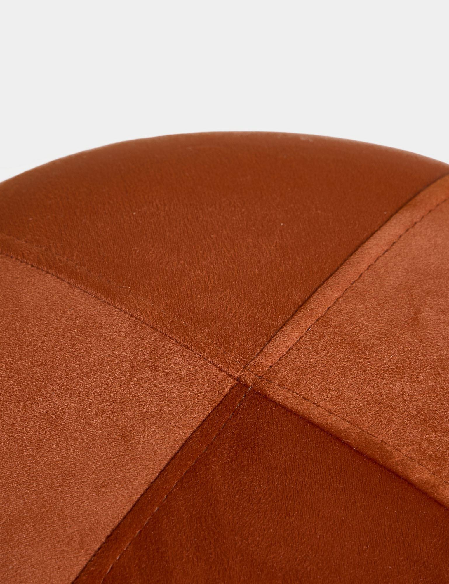 Floki Pouf Woven Fabric Orange 5