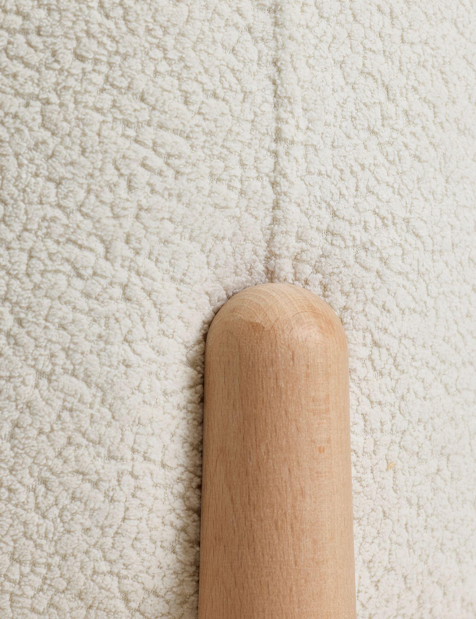 Floki Pouf Webstoff Weiß 5