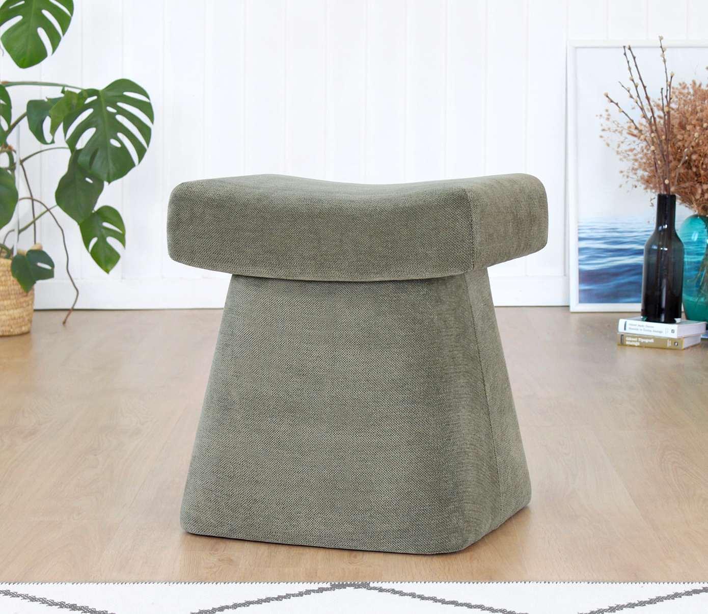 Gurrata Stool Cotton Green 1