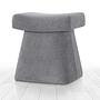Gurrata Stool Cotton Grey 0