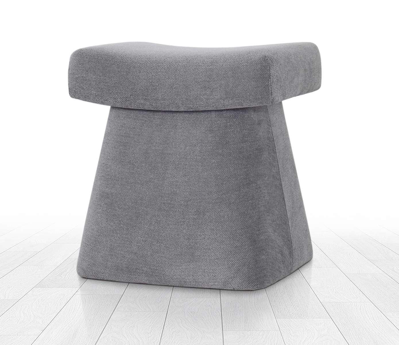 Gurrata Hocker Baumwolle Grau 0