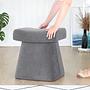 Gurrata Stool Cotton Grey 2