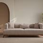 Hera 3 Seater Sofa Polyester Cream 2