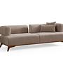 Hera 3 Seater Sofa Polyester Cream 7