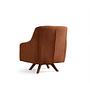 Hera Wingback Chair Polyester Orange 5