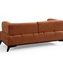 Hera 2 Sitzer Sofa Polyester Orange Schwarz 5