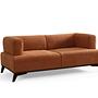 Hera 2 Seater Sofa Polyester Orange Black 4