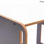 Dove Children's Table Set of 2 MDF White Anthracite 8