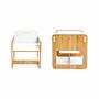 Dove Children's Table Set of 2 MDF White Natural 6