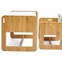 Dove Children's Table Set of 2 MDF White Natural 3