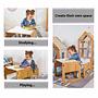 Dove Kindertisch 2er Set MDF Weiß Natur 10