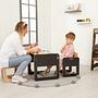 Dove 2 Children's table set of 3 MDF Black Natural 4