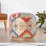 Ferruz Stool Cotton Linen Multicolored 1