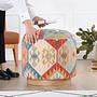 Ferruz Hocker Baumwolle Leinen Mehrfarbig 2