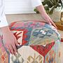 Ferruz Stool Cotton Linen Multicolored 3