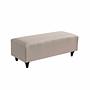 Flavia Pouf Linen Beige 0