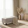 Flavia Pouf Linen Beige 1