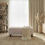 Flavia Pouf Leinen Beige 2