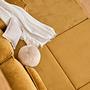 Kanyon Eckschlafsofa Cord Senfgelb 7