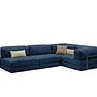 Kanyon Corner Sofa Bed Corduroy Dark Blue 0