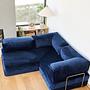 Kanyon Eckschlafsofa Cord Dunkelblau 4
