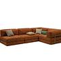 Kanyon Eckschlafsofa Cord Ziegelrot 0