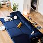 Kanyon Eckschlafsofa Cord Dunkelblau 7